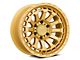 Black Rhino Raid Gold 6-Lug Wheel; 18x9.5; 12mm Offset (21-24 Bronco, Excluding Raptor)