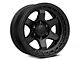 Fuel Wheels Block Matte Black with Black Ring 6-Lug Wheel; 18x9; 1mm Offset (21-24 Bronco, Excluding Raptor)