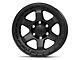 Fuel Wheels Block Matte Black with Black Ring 6-Lug Wheel; 18x9; 1mm Offset (21-24 Bronco, Excluding Raptor)