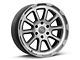 Black Rhino Chase Brushed Gunmetal 6-Lug Wheel; 17x8.5; 0mm Offset (21-24 Bronco, Excluding Raptor)