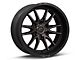 Fuel Wheels Clash Matte Black Double Dark Tint 6-Lug Wheel; 17x9; -12mm Offset (21-24 Bronco, Excluding Raptor)