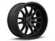 Fuel Wheels Clash Matte Black Double Dark Tint 6-Lug Wheel; 17x9; 1mm Offset (21-24 Bronco, Excluding Raptor)