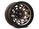 Fuel Wheels Covert Matte Bronze with Black Bead Ring 6-Lug Wheel; 17x9; -12mm Offset (21-24 Bronco, Excluding Raptor)
