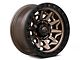 Fuel Wheels Covert Matte Bronze with Black Bead Ring 6-Lug Wheel; 18x9; -12mm Offset (21-24 Bronco, Excluding Raptor)