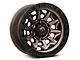 Fuel Wheels Covert Matte Bronze with Black Bead Ring 6-Lug Wheel; 18x9; -12mm Offset (21-24 Bronco, Excluding Raptor)