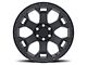 Black Rhino Gauntlet Semi Gloss Black with Gunmetal Bolts 6-Lug Wheel; 18x9; 12mm Offset (10-24 4Runner)