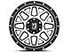 XD Grenade Satin Black Machined 6-Lug Wheel; 18x9; -12mm Offset (21-24 Bronco, Excluding Raptor)