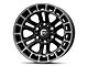 Fuel Wheels Heater Matte Black Double Dark Tint Machined 6-Lug Wheel; 17x9; -12mm Offset (21-24 Bronco, Excluding Raptor)