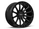 Black Rhino Kaizen Matte Black 6-Lug Wheel; 17x9.5; -12mm Offset (16-23 Tacoma)