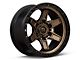 Fuel Wheels Kicker Matte Bronze with Black Bead Ring 6-Lug Wheel; 17x9; -12mm Offset (21-24 Bronco, Excluding Raptor)