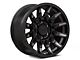 Black Rhino Mission Matte Black with Machined Tinted Spokes 6-Lug Wheel; 18x9; 12mm Offset (21-24 Bronco, Excluding Raptor)