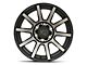 XD Outbreak Satin Black with Gray Tint 6-Lug Wheel; 18x9; 12mm Offset (21-24 Bronco, Excluding Raptor)