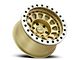 Black Rhino Primm Matte Gold with Machined Ring 6-Lug Wheel; 17x8.5; 0mm Offset (21-24 Bronco, Excluding Raptor)