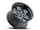 Black Rhino Realm Matte Black 6-Lug Wheel; 17x9.5; 0mm Offset (05-15 Tacoma)