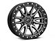 Fuel Wheels Rebel Matte Gunmetal with Black Bead Ring 6-Lug Wheel; 17x9; 1mm Offset (21-24 Bronco, Excluding Raptor)