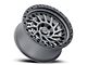 Black Rhino Shredder Matte Gunmetal 6-Lug Wheel; 17x9; 0mm Offset (16-23 Tacoma)