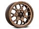 Fuel Wheels Tech Matte Bronze 6-Lug Wheel; 17x9; 1mm Offset (21-24 Bronco, Excluding Raptor)