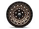 Fuel Wheels Zephyr Matte Bronze with Black Bead Ring 6-Lug Wheel; 17x9; -12mm Offset (21-24 Bronco, Excluding Raptor)