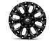 Fuel Wheels Assault Gloss Black Milled 6-Lug Wheel; 18x9; 19mm Offset (21-24 Bronco, Excluding Raptor)