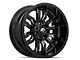 Fuel Wheels Sledge Gloss Black Milled 6-Lug Wheel; 20x9; 1mm Offset (21-24 Bronco, Excluding Raptor)