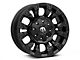 Fuel Wheels Vapor Matte Black 6-Lug Wheel; 18x9; 19mm Offset (21-24 Bronco, Excluding Raptor)