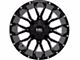 Hardrock Offroad H700 Affliction Gloss Black Milled 6-Lug Wheel; 20x9; 0mm Offset (16-23 Tacoma)
