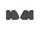 Door Latch Inserts; Raw Carbon Fiber (21-24 Bronco 2-Door)