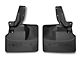 Weathertech No-Drill Mud Flaps; Front; Black (21-24 Bronco w/ Sasquatch Package)