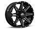 XF Offroad XF-220 Gloss Black Milled 6-Lug Wheel; 20x10; -24mm Offset (21-24 Bronco, Excluding Raptor)