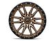 Fuel Wheels Rebel Matte Bronze 6-Lug Wheel; 20x9; 1mm Offset (21-24 Bronco, Excluding Raptor)