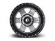 Fuel Wheels Podium Matte Gunmetal 6-Lug Wheel; 17x9; -12mm Offset (10-24 4Runner)