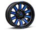 Fuel Wheels Hardline Gloss Black with Blue Tinted Clear 6-Lug Wheel; 20x10; -19mm Offset (21-24 Bronco, Excluding Raptor)