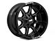 Moto Metal MO970 Gloss Black Milled 6-Lug Wheel; 20x10; -18mm Offset (21-24 Bronco, Excluding Raptor)