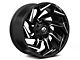 Fuel Wheels Reaction Gloss Black Milled 6-Lug Wheel; 18x9; 1mm Offset (21-24 Bronco, Excluding Raptor)