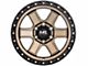 Hardrock Offroad H104 Matte Bronze 6-Lug Wheel; 17x9; 1mm Offset (10-24 4Runner)