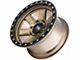 Hardrock Offroad H104 Matte Bronze 6-Lug Wheel; 17x9; 1mm Offset (10-24 4Runner)