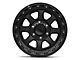 KMC Chase Satin Black with Gloss Black Lip 6-Lug Wheel; 20x9; 18mm Offset (21-24 Bronco, Excluding Raptor)