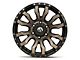 Fuel Wheels Blitz Matte Black Double Dark Tint 6-Lug Wheel; 18x9; 20mm Offset (21-24 Bronco, Excluding Raptor)