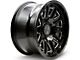 Thret Offroad Storm Gloss Black Milled 6-Lug Wheel; 20x9; 0mm Offset (10-24 4Runner)