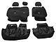 Rough Country Neoprene Front and Rear Seat Covers; Black (21-24 Bronco 4-Door)