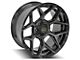 4Play 4P06 Brushed Black 6-Lug Wheel; 20x10; -18mm Offset (21-24 Bronco, Excluding Raptor)