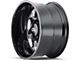 Cali Off-Road Sevenfold Gloss Black Milled 6-Lug Wheel; 20x10; -25mm Offset (05-15 Tacoma)