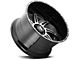 American Truxx Vortex Gloss Black Machined 6-Lug Wheel; 20x10; -24mm Offset (05-15 Tacoma)