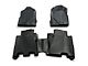 RedRock All-Weather Front and Rear Floor Liners; Black (21-24 Bronco 4-Door)