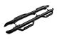 Rough Country Cab Length Nerf Side Step Bars; Black (21-24 Bronco 4-Door)
