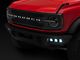 Rough Country Black Series Triple LED Fog Light Kit; Spot Beam (21-24 Bronco w/ Modular Front Bumper)