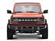 Rough Country Black Series White DRL Triple LED Fog Light Kit; Spot Beam (21-24 Bronco w/ Modular Front Bumper)