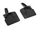 Weathertech No-Drill Mud Flaps; Front and Rear; Black (21-24 Bronco w/ Factory Metal Rear Bumper & Sasquatch Package)