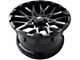 V-Rock Off-Road Wheels Recoil Gloss Black Milled 6-Lug Wheel; 20x9.5; -5mm Offset (21-24 Bronco, Excluding Raptor)