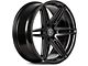 Rohana Wheels RFV1 Gloss Graphite 6-Lug Wheel; 22x9.5; 0mm Offset (21-24 Bronco, Excluding Raptor)